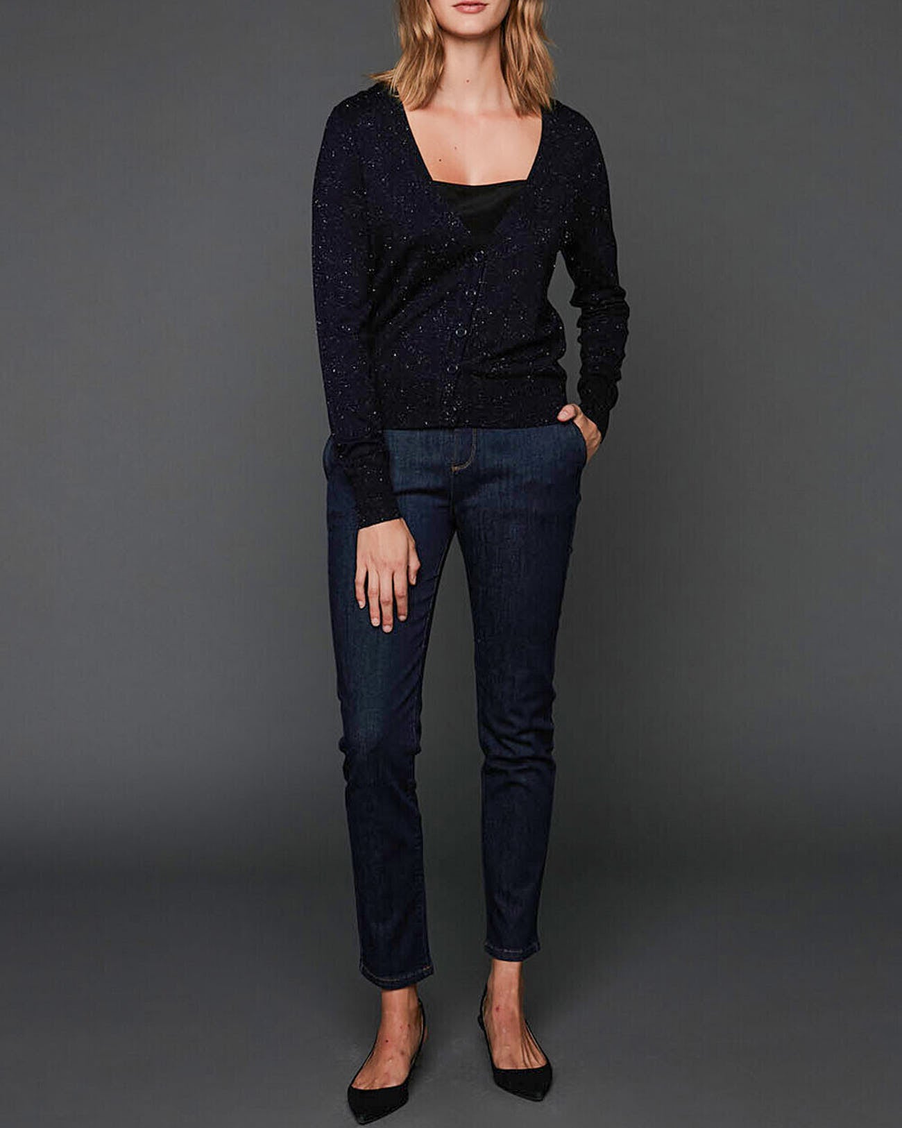 Gilet Gabia Lurex Faume - seconde main