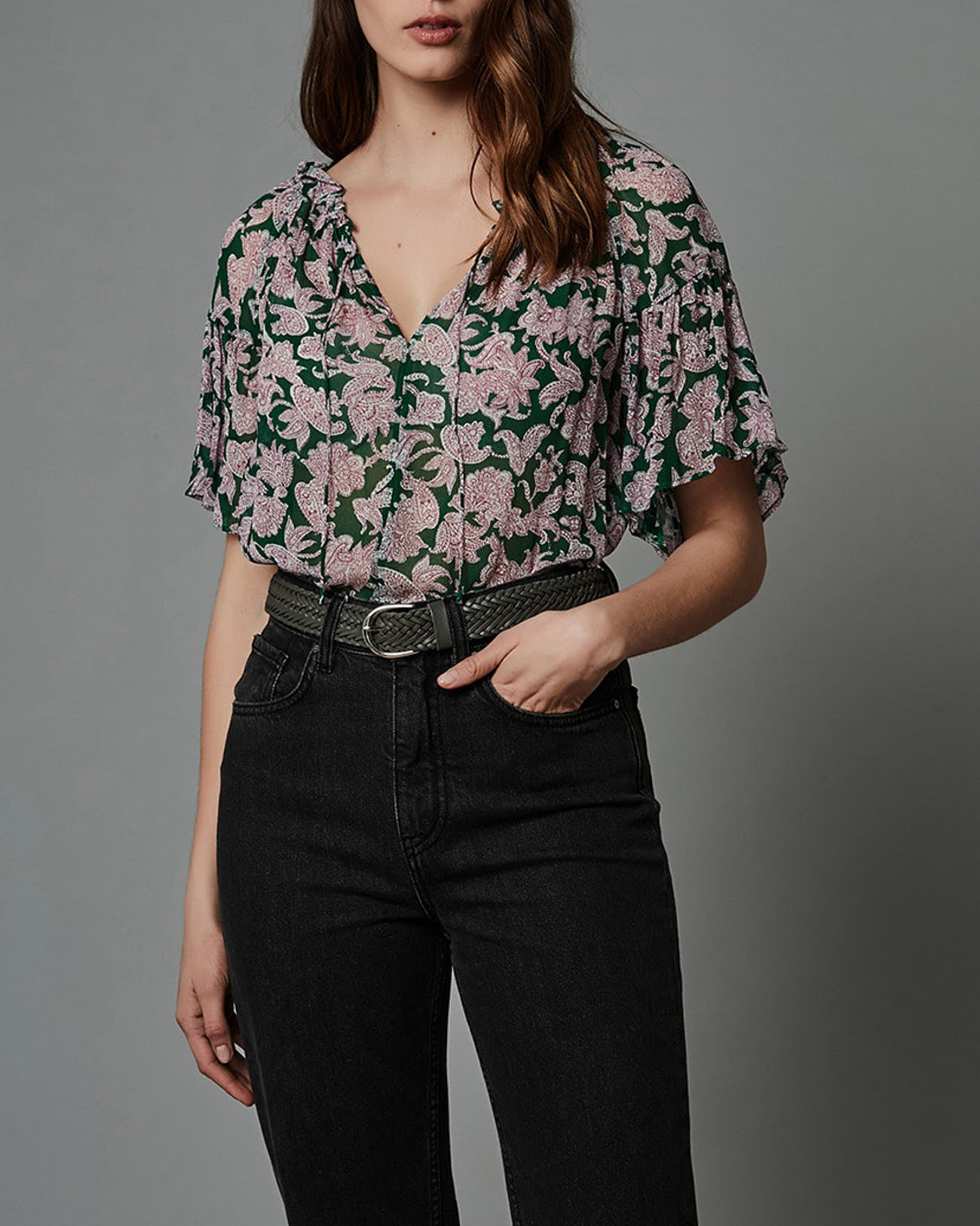 Blouse Blanche Faume - seconde main