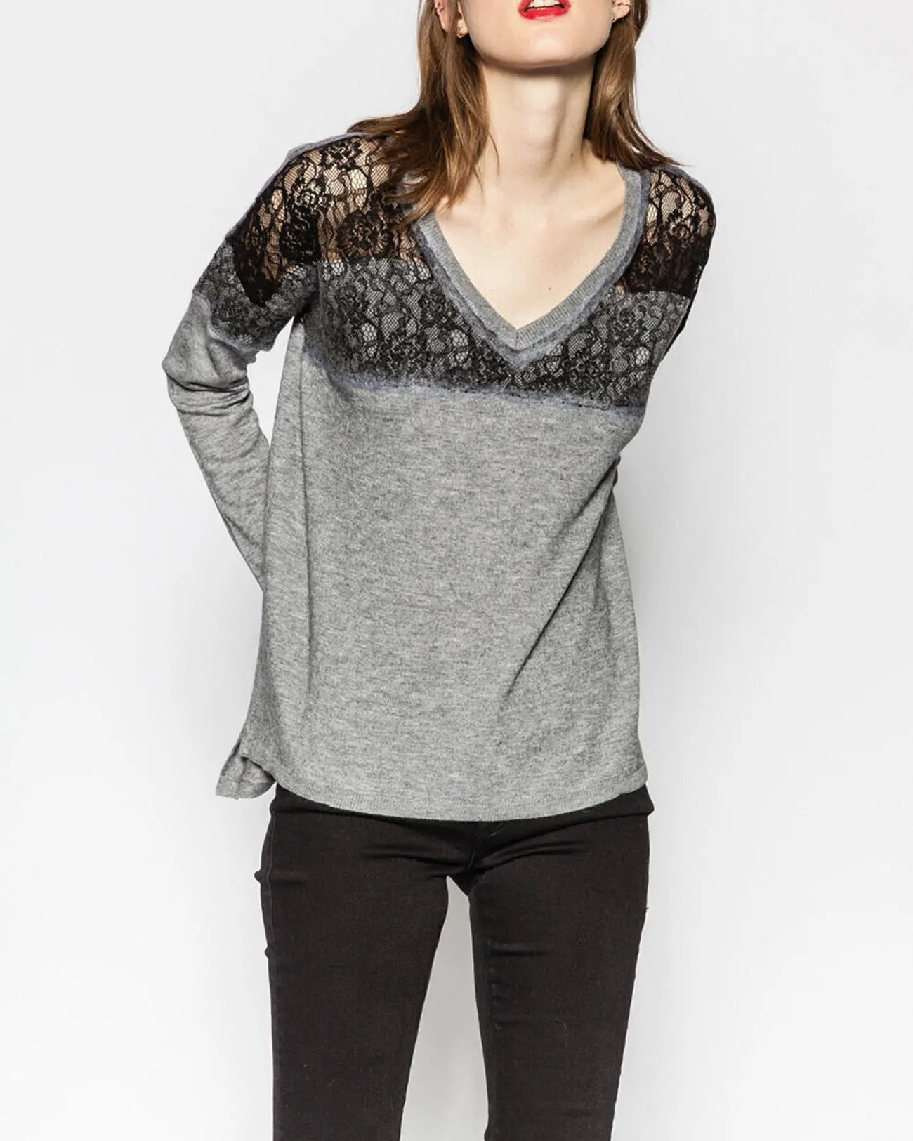 Pull Pepita Faume - seconde main