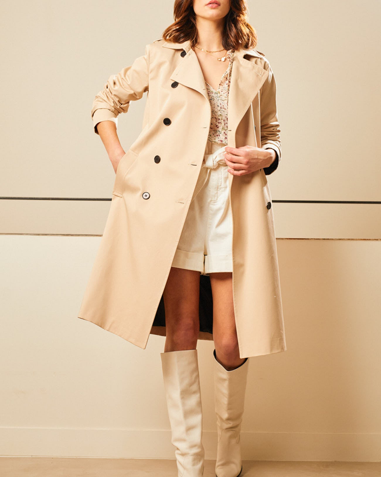 Top Blanche Faume - seconde main