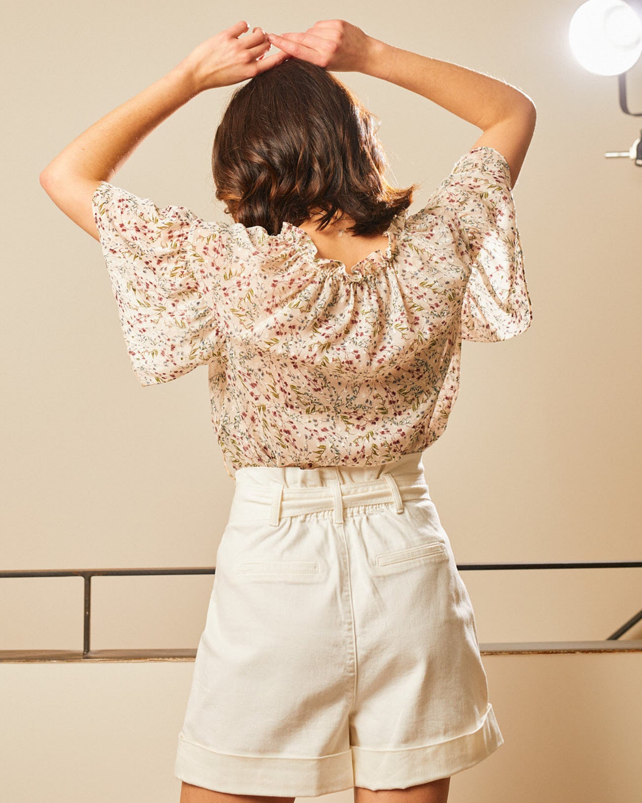 Top Blanche Faume - seconde main