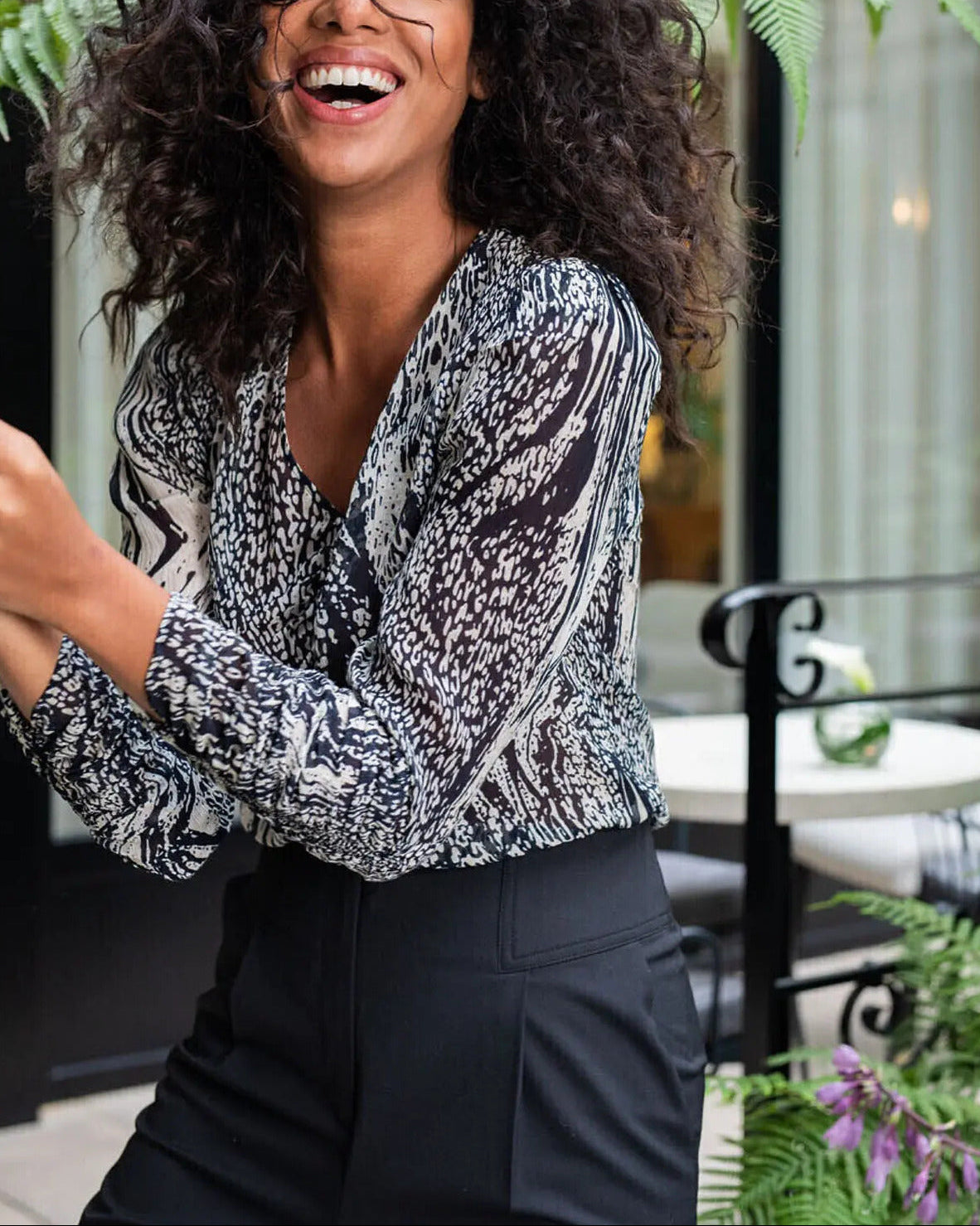 Blouse Bilia Faume - seconde main