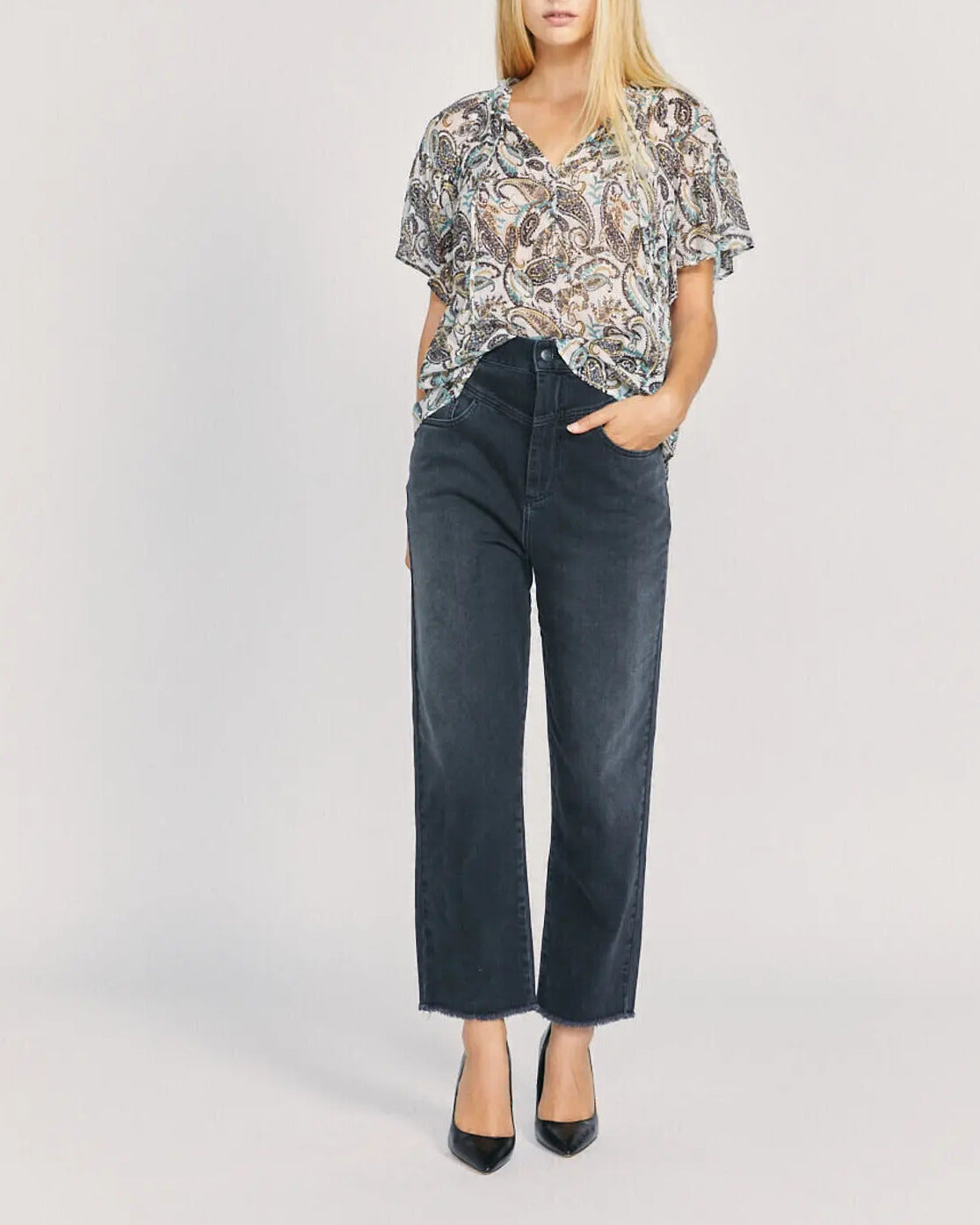 Blouse Blanche Faume - seconde main