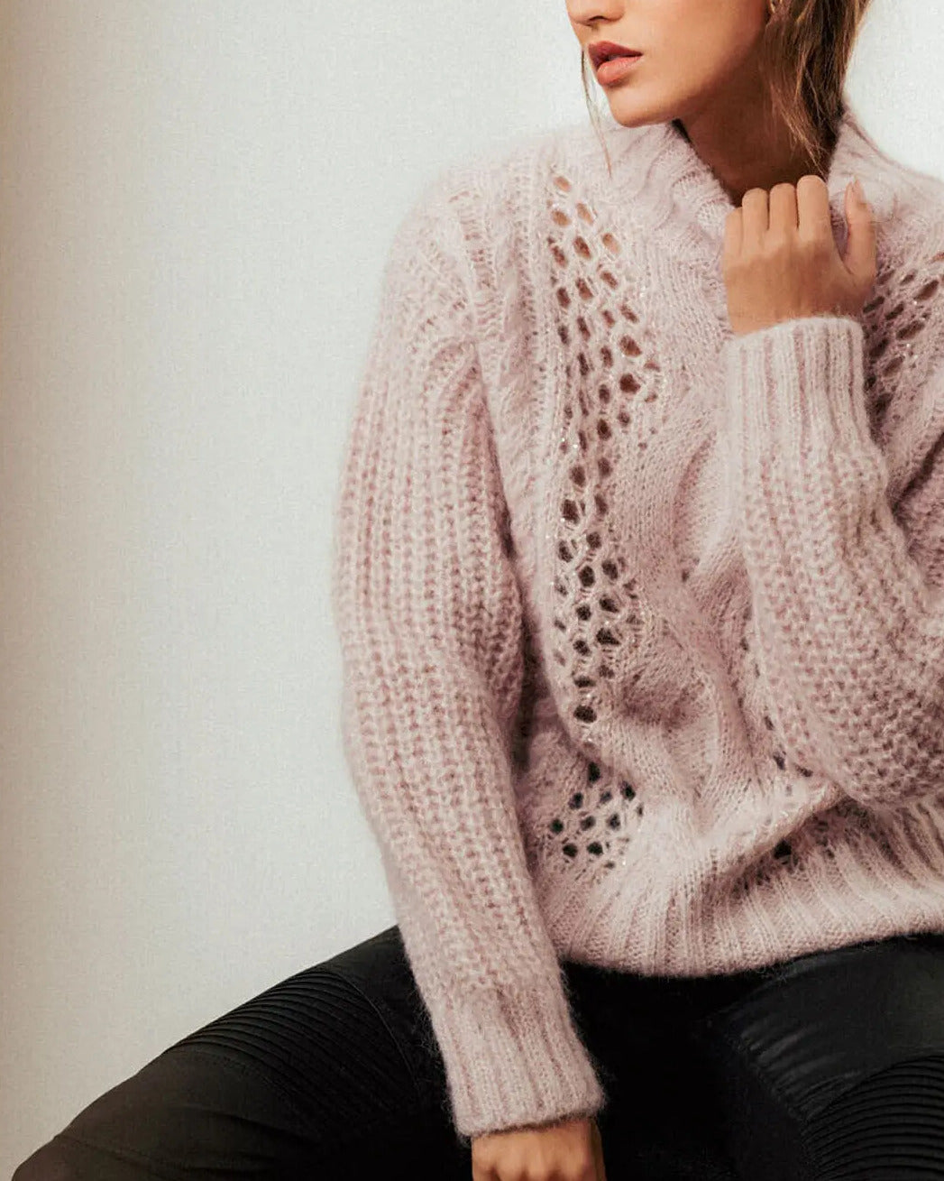 Pull Prune Faume - seconde main