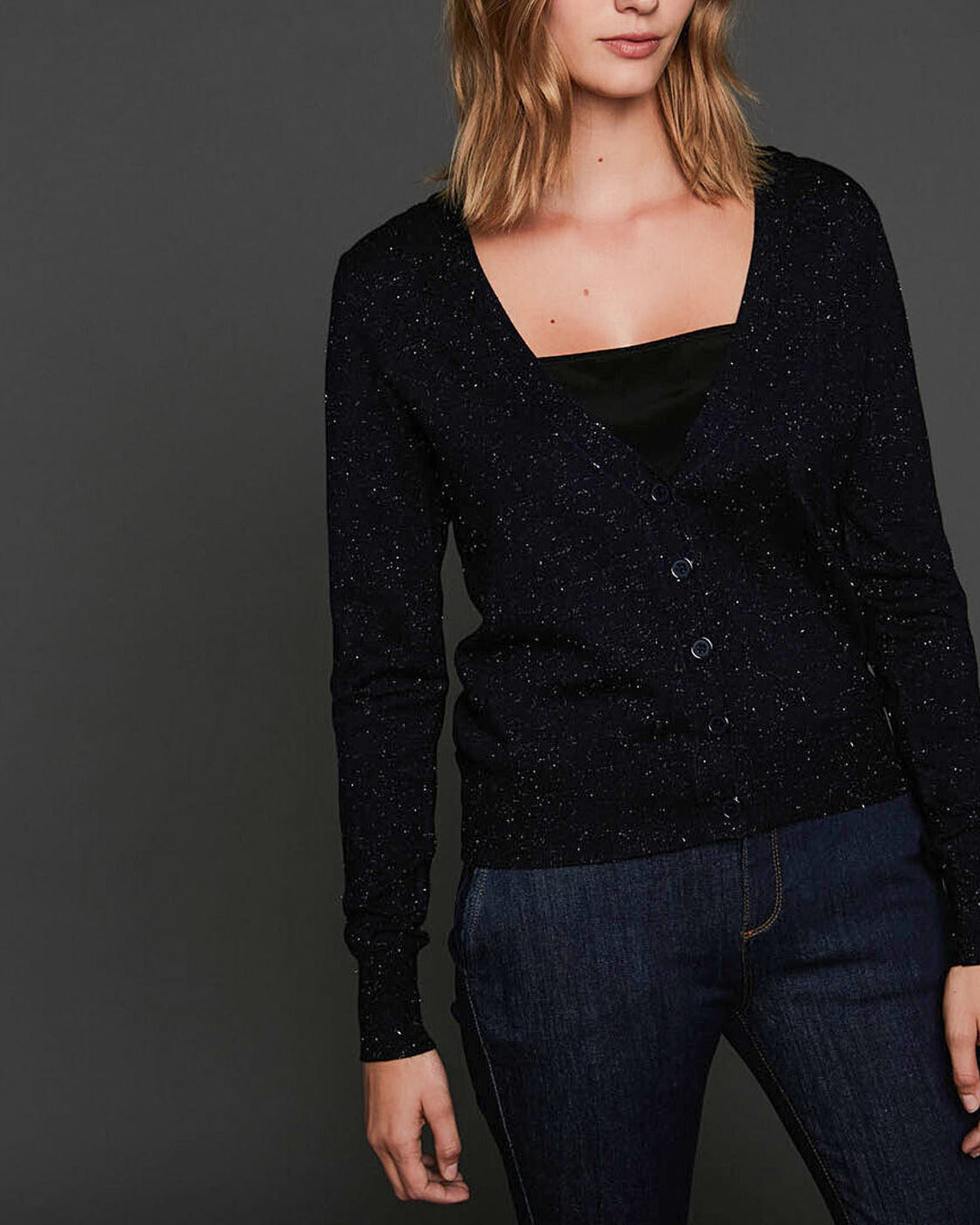 Gilet Gabia Lurex Faume - seconde main