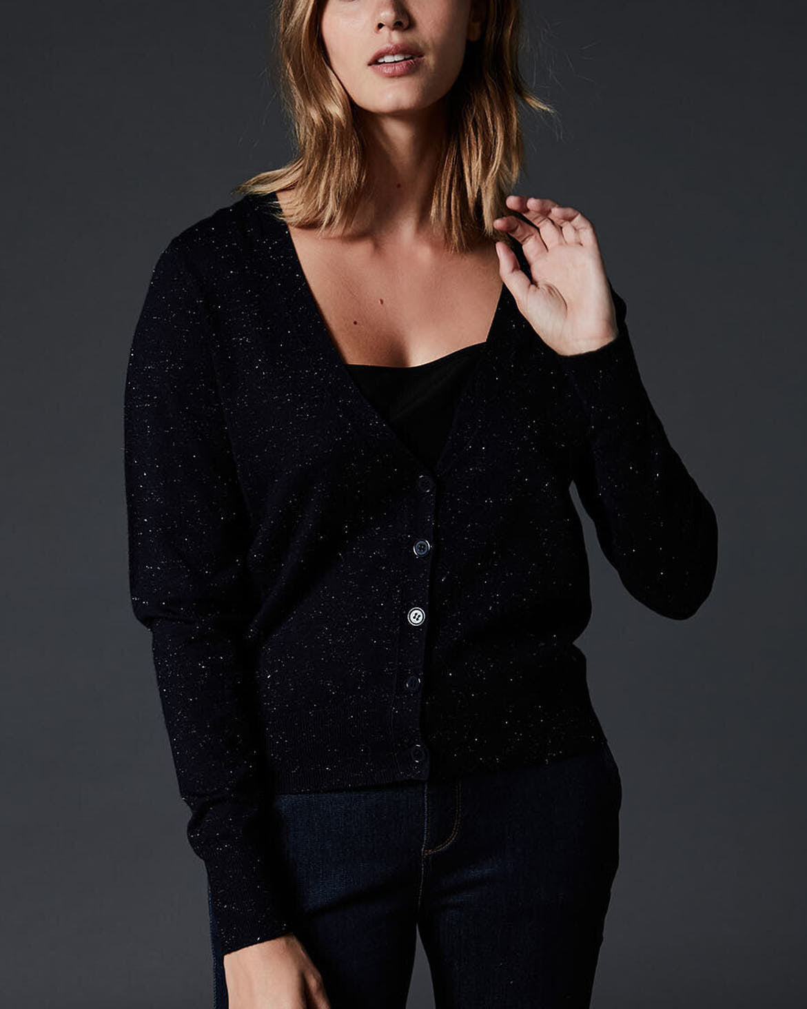 Gilet Gabia Lurex Faume - seconde main