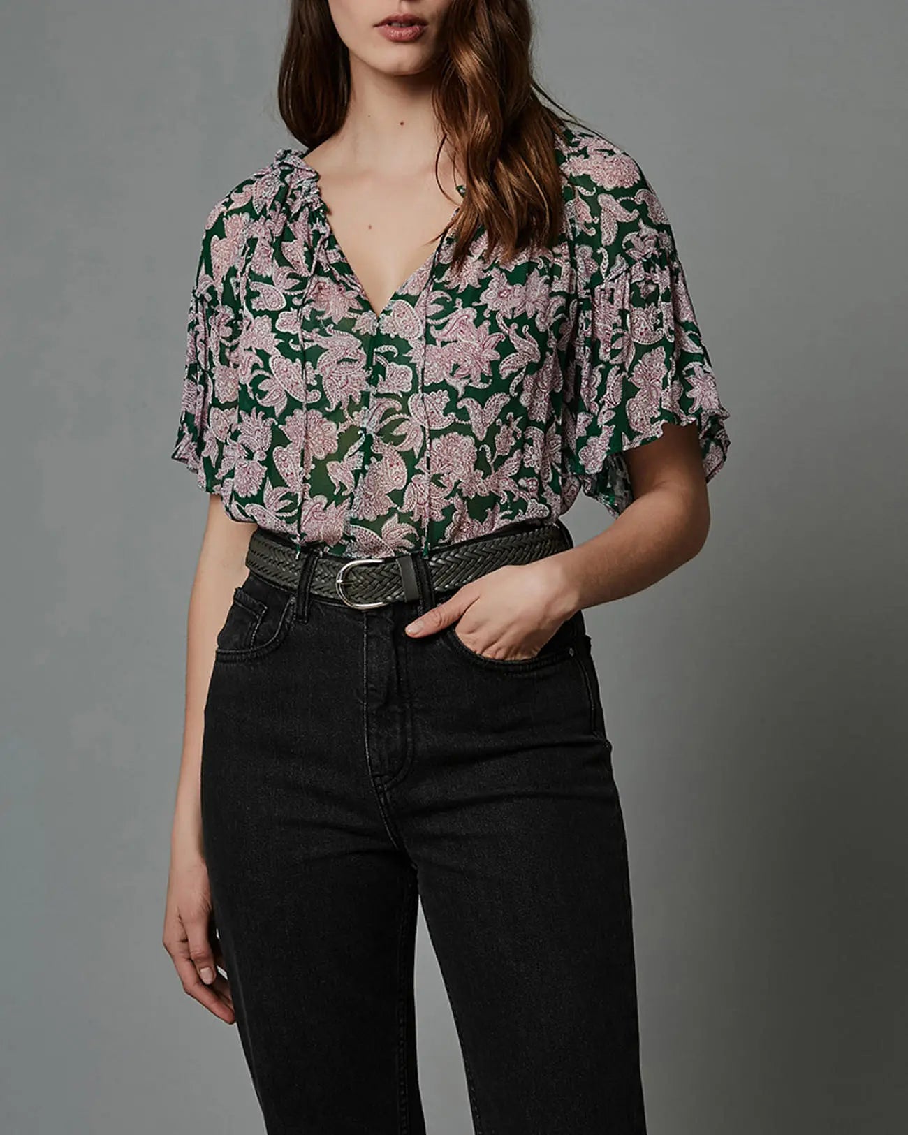 Blouse Blanche Faume - seconde main