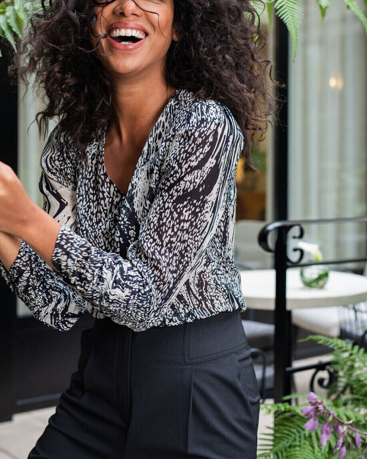 Blouse Bilia Faume - seconde main