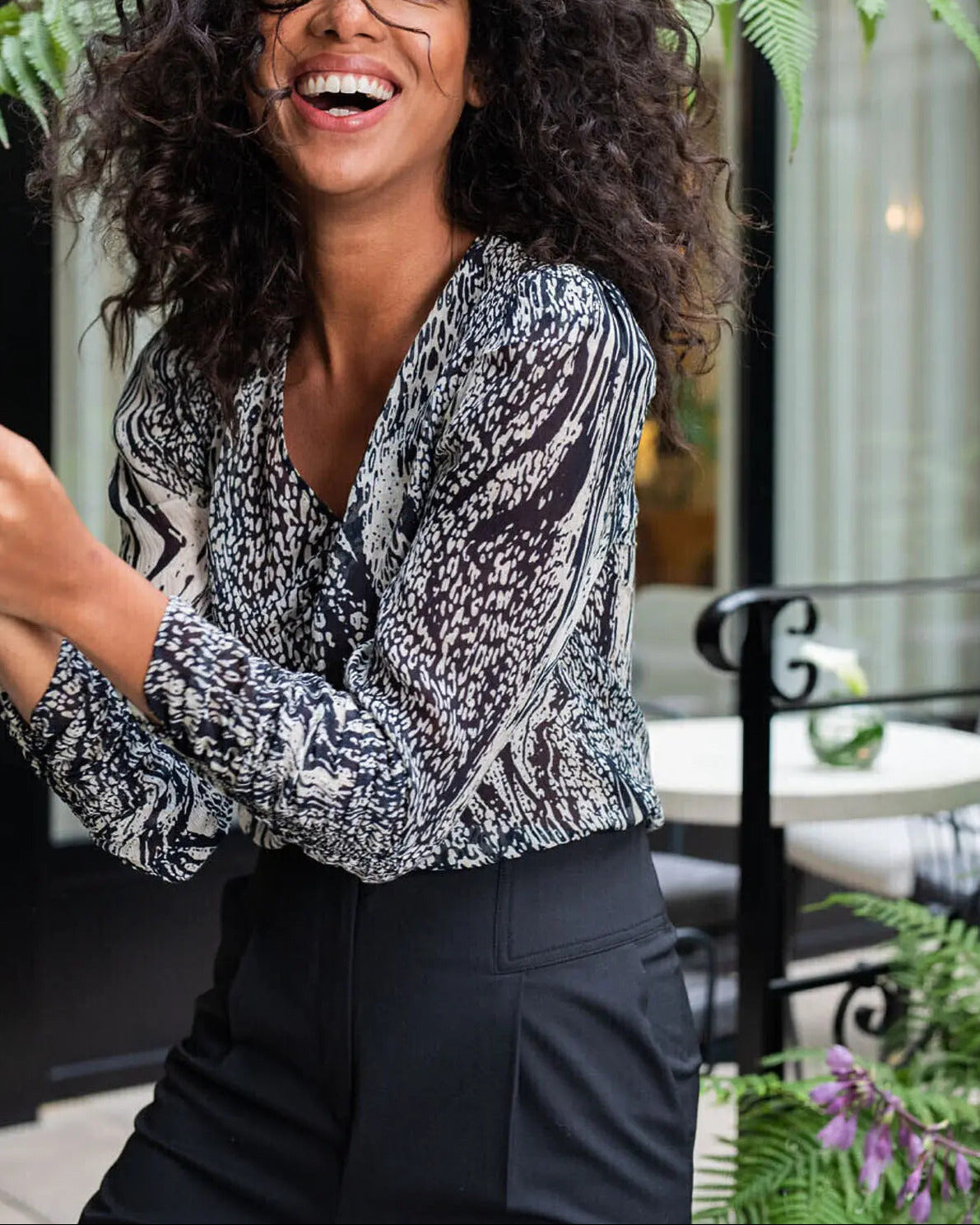 Blouse Bilia Faume - seconde main