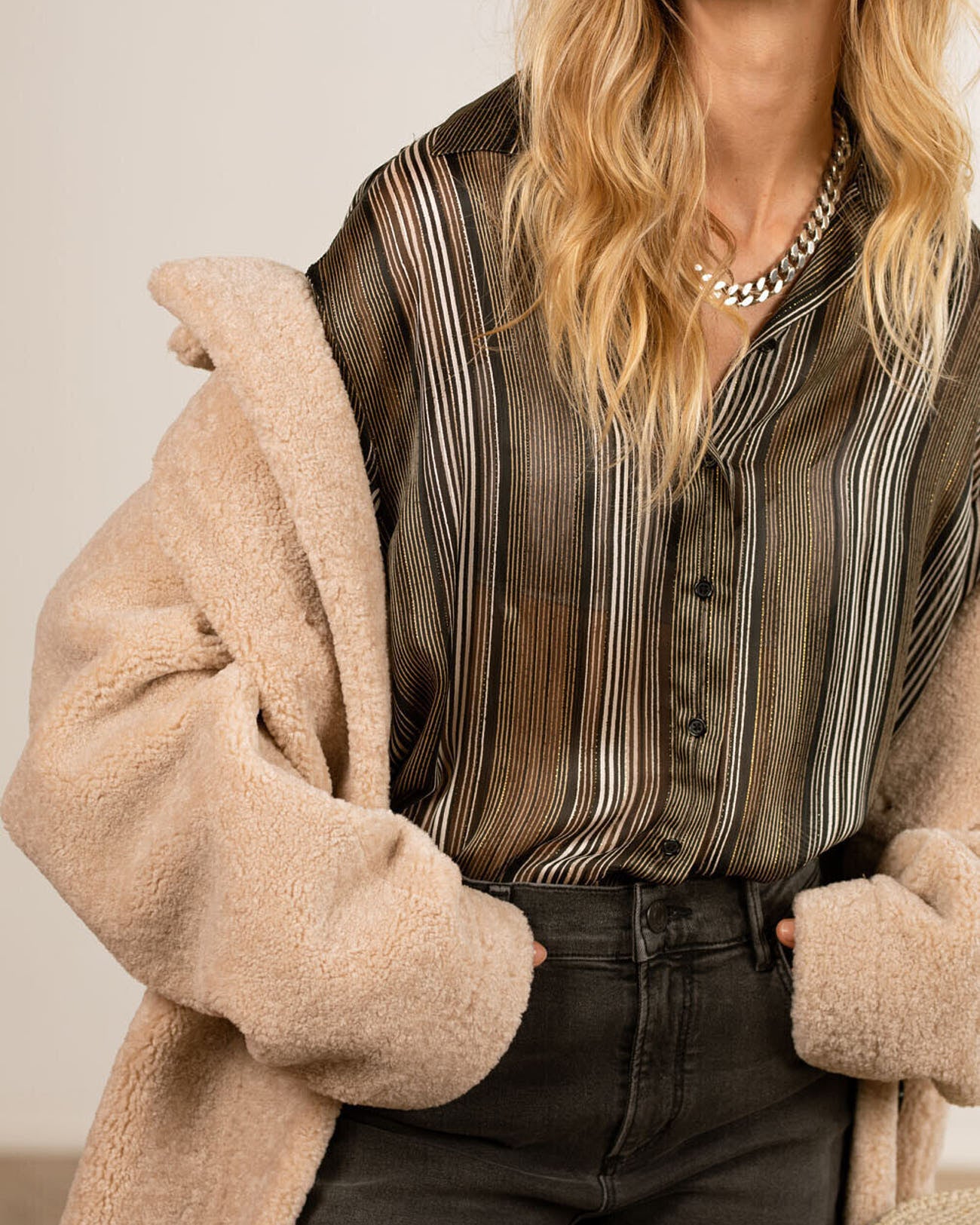 Chemisier Casselie Faume - seconde main