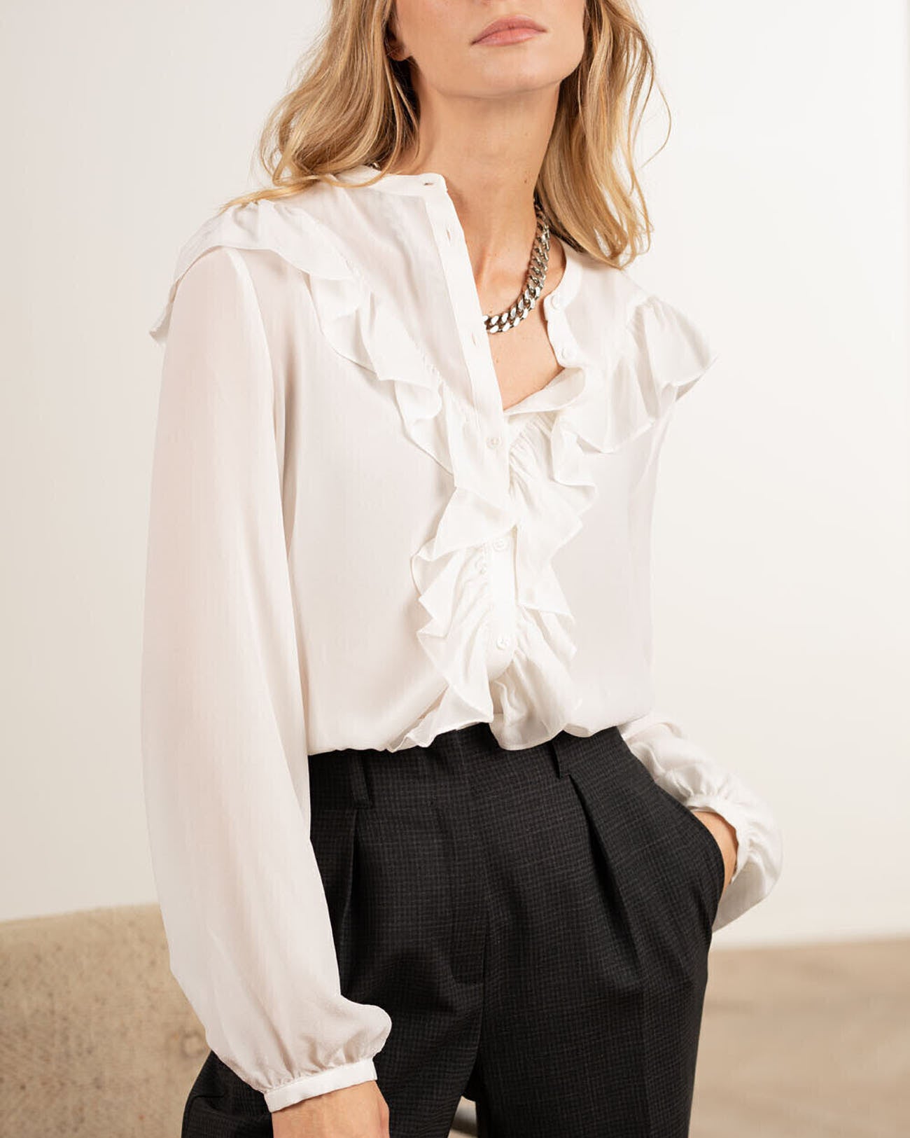 Chemisier Cassius Faume - seconde main