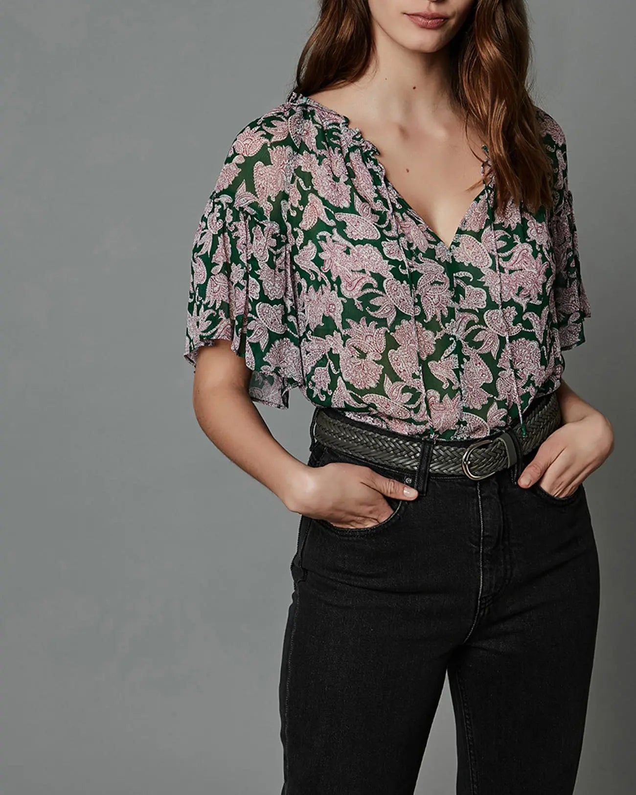 Blouse Blanche Faume - seconde main