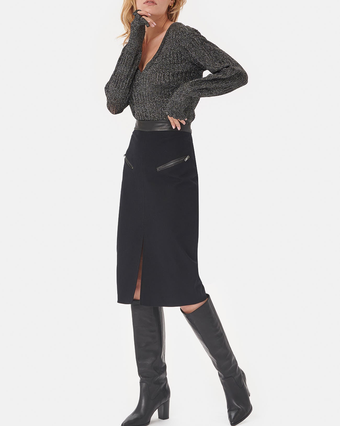 Pull Pétale Faume - seconde main