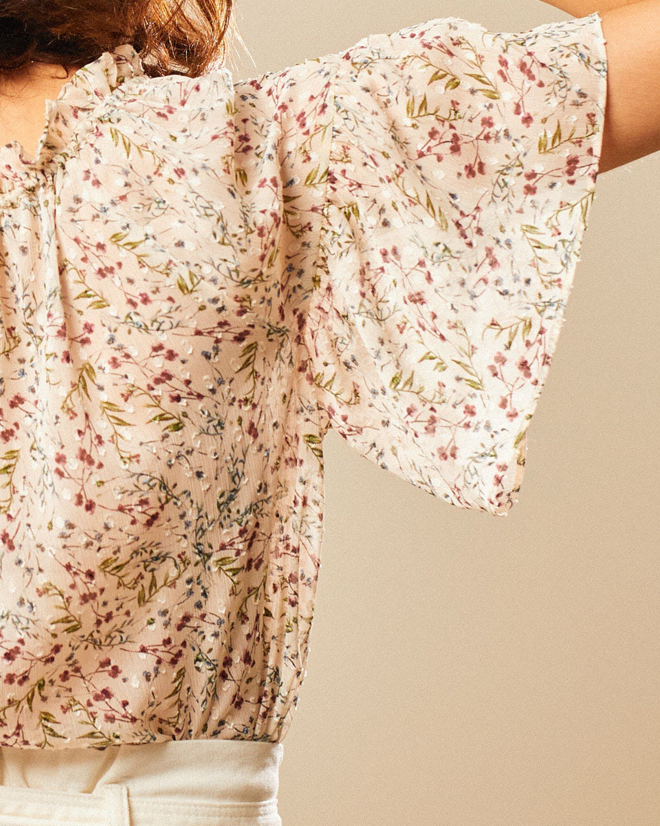 Top Blanche Faume - seconde main