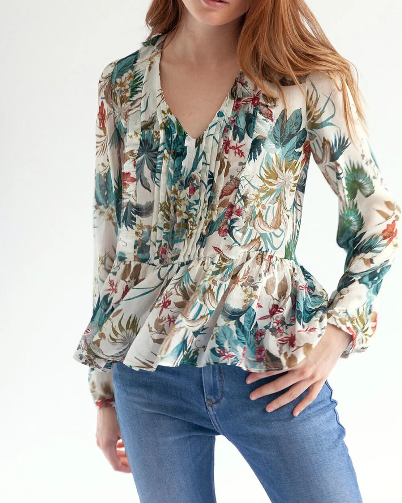 Blouse Bomina Faume - seconde main