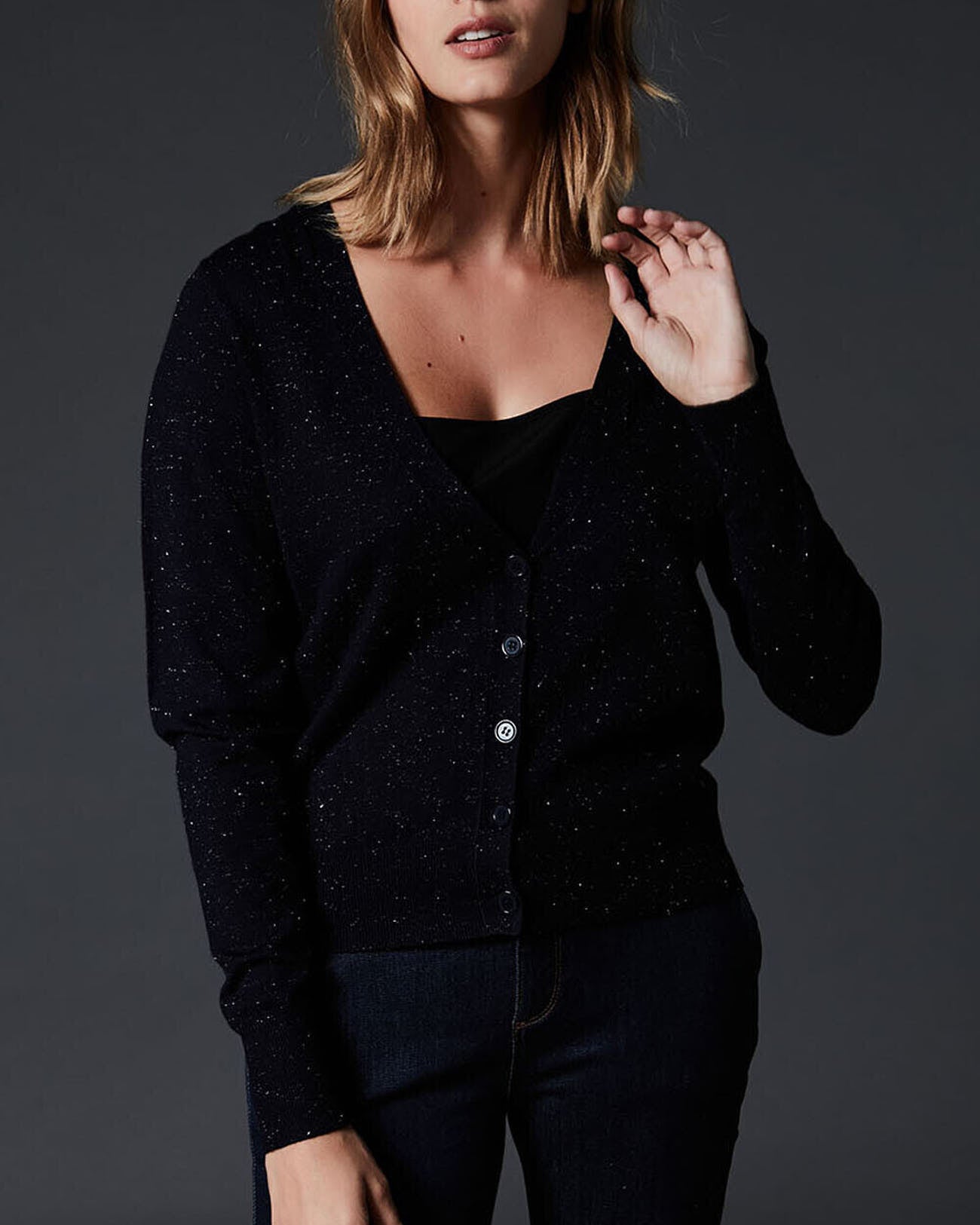 Gilet Gabia Lurex Faume - seconde main