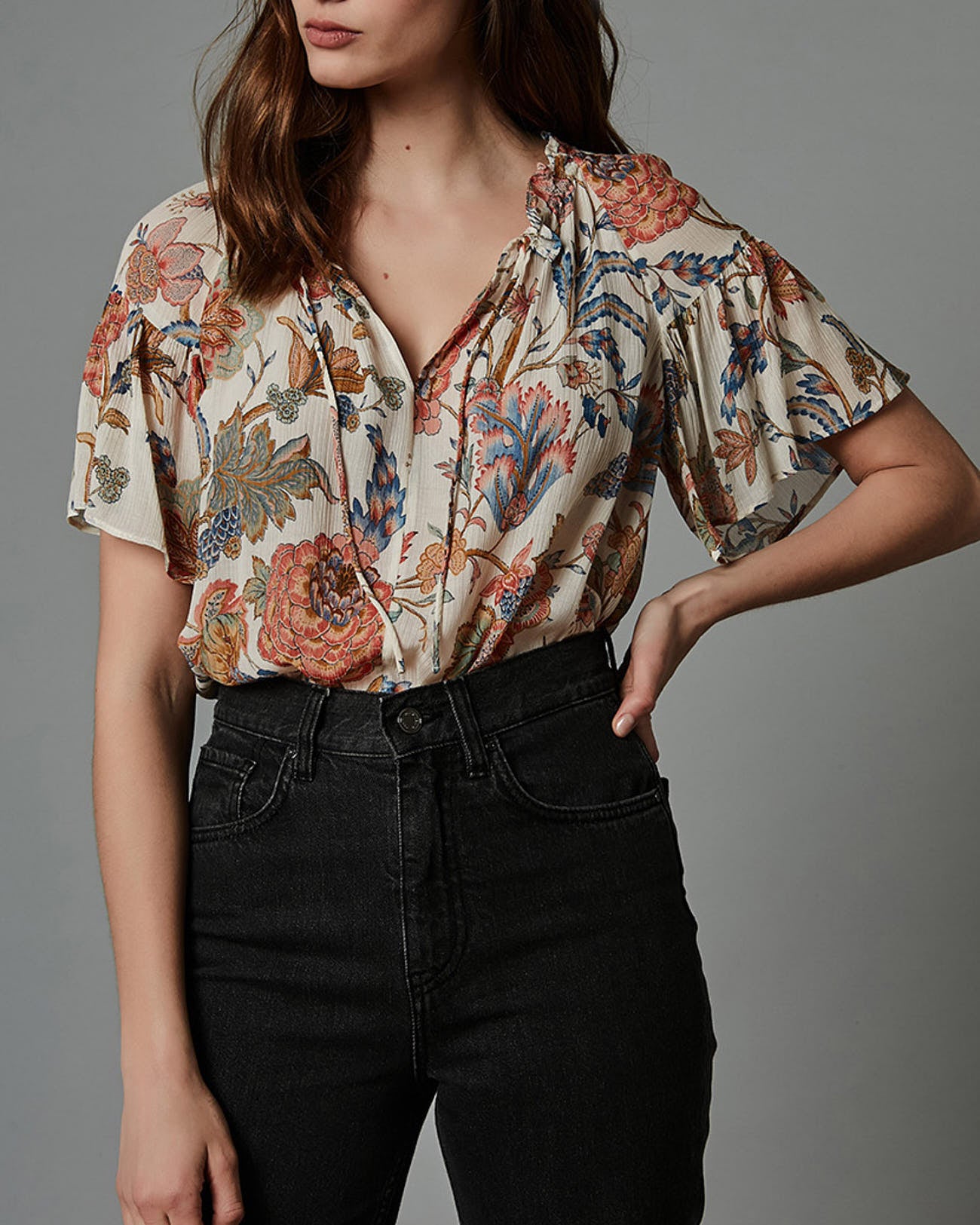 Blouse Blanche Faume - seconde main